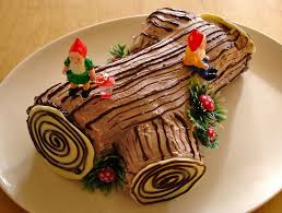 Yule Log Cake With Gnomes You Ll Shoot Yer Eye Out Kid Yule Log Cake Christmas Log Cake Christmas Food
