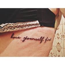 Mother daughter tattoo, love it. What Does Love Yourself First Tattoo Mean Represent Symbolism