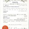 No need to deposit, but you have to produce all original certificates for scrutiny by the university. 1