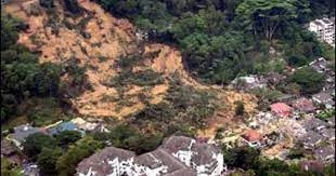 The bukit antarabangsa landslide disaster 6 december 2008, claiming at four lives, injuring at least 15 and dislocating thousands of residents after destroying 14 bungalows, after the highland towers tragedy which killed 48 people 15 years ago. Landslide Kills 4 In Malaysia 1 Missing Cbs News
