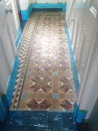 Pros/advantages bathroom floor tiles will not deform or break in extreme temperature condition. Renovating An Original Edwardian Tiled Hallway To Peak Condition In Chippenham Cambridge Tile Doctor