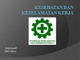 Kesehatan dan keselamatan kerja merupakan suatu upaya untuk menekan atau mengurangi resiko kecelakaan dan penyakit akibat kerja yang pada hakikatnya tidak dapat dipisahkan antara. Abdul Latieff Hse Officer Definisi Kesehatan Dan Keselamatan Kerja K3 Adalah Bidang Yang Terkait Dengan Kesehatan Keselamatan Dan Kesejahteraan Manusia Ppt Download