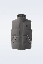 Joseph, Nordic Tech down vest with funnel collar for men | Mackage® Canada