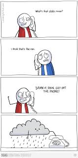 F Ck U Rain Funny Comic Strips Funny Images Funny Phone Calls
