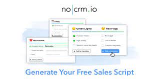 Sales & Cold Calling Script Generator | noCRM.io