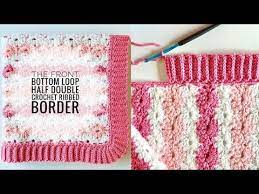 Crochet Front Bottom Loop Half Double Crochet Border Daisy Farm Crafts Crochet Stitches For Beginners Crochet Shawl Diagram Crochet Stitches Tutorial