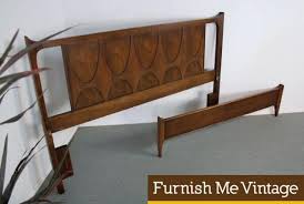 In fact, today, in most vintage tell city furniture, form follows function. Vintage Broyhill Brasilia Full Queen Heaboard And Footboard
