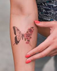 Free Free 90 Tattoo Half Butterfly Half Flower Svg SVG PNG EPS DXF File