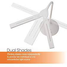 Ottlite enhance led sanitizing desk lamp $40 at ebay. Ottlite Led Dual Head Desk Lamp White Pricepulse
