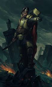 Airborne Commissar Garde Imperiale 40k Warhammer Jdr Personnages