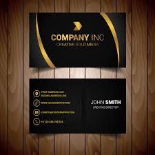 See more ideas about business card design, elegant business cards, business cards. Black And Gold Lined Elegant Business Card Free Vector In Adobe Illustrator Ai Ai Format Format For Free Download 1 21mb