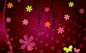 Cute Girly Wallpapers Hd Pink Wallpaper Backgrounds Flower Background Images Vector Flowers