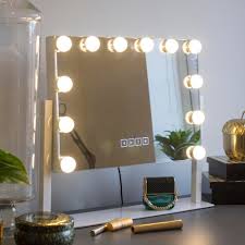 Ihome 7 x 9 reflect lighted led vanity makeup mirror with bluetooth audio. Vivien Hollywood Vanity Mirror With Lights Speaker Jack Stonehouse