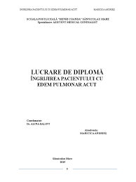 Apare in atacuri bruste, brutale , de obicei. Edem Pulmonar Acut