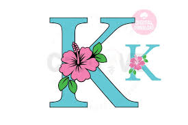Free Free 333 Floral Letter K Svg SVG PNG EPS DXF File
