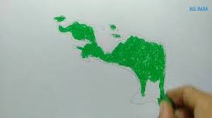 Gejala alam tkit bina ummah. Cara Menggambar Peta Pulau Papua Youtube