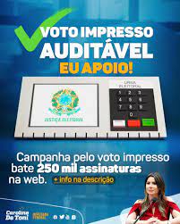 O tse teme que a urna eletrônica seja auditável. Facebook