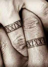 Here are just a few ideas to get you started if you are considering a wedding ring or engagement ring tattoo. 100 Unique Wedding Ring Tattoos You Ll Need To See Tattoo Me Now