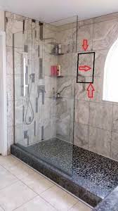 8 Reasons Why Corner Shelves Are Better Than Shower Niches Just Needs Paint Shower Niche Stone Interior Doors Interior