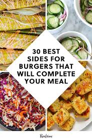 They're even perfect for a large crowd, potluck, a bbq cookout, or just any old weeknight. The 40 Best Sides For Burgers That Will Complete Your Meal In 2021 Veggie Side Dishes Burger Side Dishes Healthy Sides For Burgers