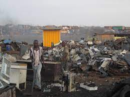 Technological pollution, a 21st century problem. Agbogbloshie Wikipedia