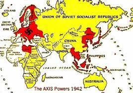 It also surrounds two landlocked countries, san marino and vatican city. Axis Power Germany Italy Japan Mark On The Outline Political Map Of The World Brainly In