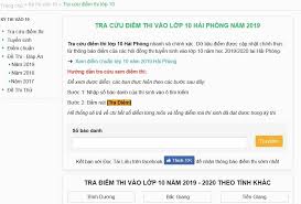 Ví dụ, bạn muốn tra cứu điểm thi vào 10 của hồ chí minh thì hãy truy vấn với google thông qua từ khóa sở giáo dục hồ chí minh. HÆ°á»›ng Dáº«n Xem Ä'iá»ƒm Thi Vao Lá»›p 10 NÄƒm 2019 Háº£i Phong