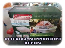 Coleman cot airbed twin can handle up to 600 lbs of weight, which puts it a 100 lbs above other products competing for this spot. Coleman Double High Quickbed Review Queen Size Sleeping With Air