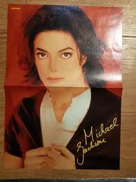 MICHAEL JACKSON POSTER 42 cm X 28 cm 1995 EUR 2,00