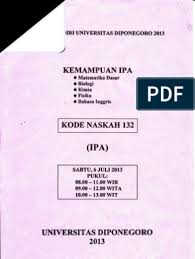 Maybe you would like to learn more about one of these? Soal Um Undip 2013 132
