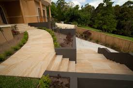 Gq offers a complete sandstone solution for garden design and creation. Sandstone Tiles Pavers Cladding Rockfaces Sandstone Walls Front House Landscaping Backyard Decor Outdoor Living Design