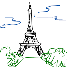 The eiffel tower is one of the most recognizable landmarks in paris, france. How To Draw Eiffel Tower Learn To Draw From Other Letsdrawit Players