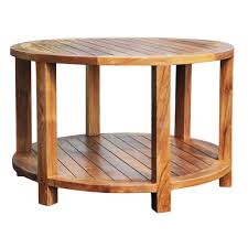 Coffee table, reclaimed wood coffee table, round coffee table, modern coffee table, rustic coffee table, industrial coffee table, shabby chic coffee table, glass. Chic Teak Bahama Teak Round 31 In Outdoor Coffee Table Walmart Com Walmart Com