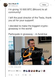 Musk's tweet may have been an indirect response to various news sites last week reporting that musk's tunnel. Another Elon Musk Bitcoin Btc Giveaway Pops Up Revealing More Hacked Twitter Verified Accounts