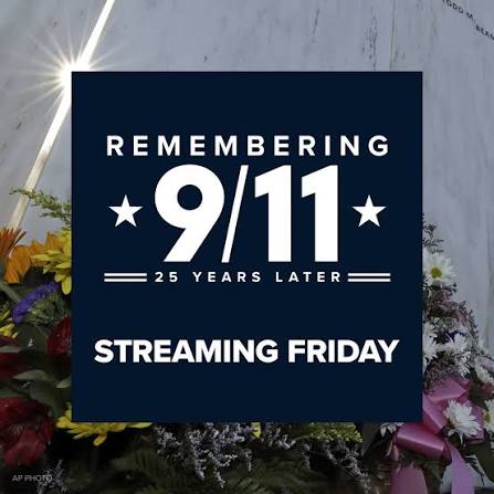 On Friday, join us as we remember and honor the lives lost 25 years ago. 📍  New York City: Live coverage from Ground Zero as family members and loved  ones read the