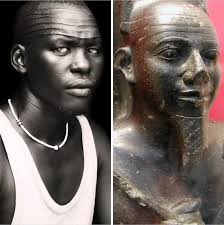 We may turn the equation around, but each time it is the black🖤 color that  is found in the result of paternity for the descendants of the pharaohs ✊🏿