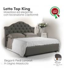 In questo caso, se l'altezza dei piedi è adeguata, eliminare. Letto Contenitore Top King Elegante Design Moderno Testiera Capitonne