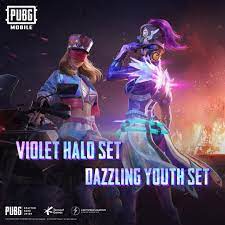 Violet Halo Set Dazzling Youth Set In Pubg Mobile