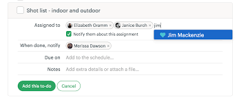 Use what you have when you are starting out. To Dos Basecamp 3 Help