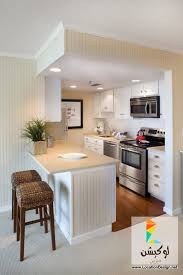 ديكورات مطابخ صغيرة المساحة 2015 لوكيشن ديزين نت ديكور تصميم اثاث Kitchen Design Small Kitchen Remodel Small Small Apartment Kitchen
