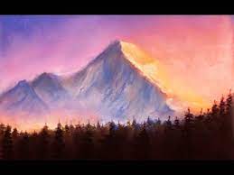 Sunset Mountains Drawing With Soft Pastels Dilip Realistic Sketching Youtube The three most important things to consider, when drawing mountains is the atmospheric perspective (meaning everything, that is farther away will have a. sunset mountains drawing with soft pastels dilip realistic sketching