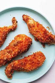 Add a tablespoon or so of finely grated parmesan cheese to the top of each breast, then return the basket to the air fryer, reduce the temperature to 350°f. Air Fryer Chicken Tenders Low Carb With Jennifer