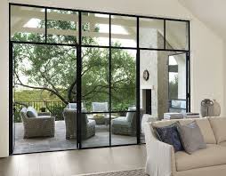 Gorgeous Floor To Ceiling Black Steel Windows And Doors To Patio Irpino Construction Resident Window Design Steel Doors And Windows French Doors Interior