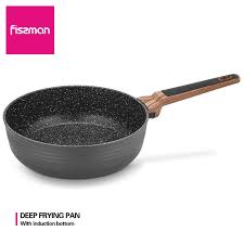 Happycall 8 diamond frying pan. Fissman Diamond Series Deep Frying Pan Greblon Black Marble Coating Aluminium Induction Cooker Pans Aliexpress