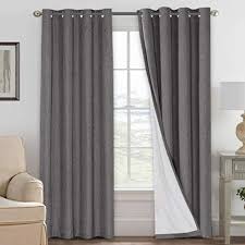 This silvery grommet (1.6 inch inner diameter) fits many rods. H Versailtex Linen Blackout Curtains 108 Inches Long 100 Absolutely Blackout Thermal Insulated Textured Linen Look Curtain Draperies Anti Rust Grommet Energy Saving With White Liner 2 Panels Grey Pricepulse