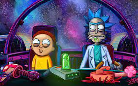 Rick And Morty En Nave Fondo De Pantalla 4k Ultra Hd Id 4518 Fondo De Pantalla De Anime Fondo De Pantalla Animado 1366x768 Wallpaper Hd