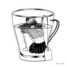 A unique thai tea bar features thai twist sandwich and thai tea in winter park, fl and midtown atlanta ga. Tea Time Art Print By Henn Kim Society6 Art Drawings Sketches