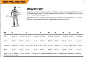 Equipment Shirt Size Chart Coolmine Community School