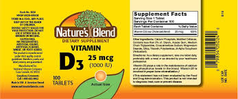 Nature made vitamin d3 1000 iu (25 mcg) tablets at walgreens. Vitamin D3 25 Mcg 1000 Iu 100 Tablets