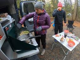 Sleeping in a camper, van, or rv, can be an adventure in good weather, but what about in the winter when it's cold!? 7 Tips For Cold Weather Camping Comfort Escape Campervans